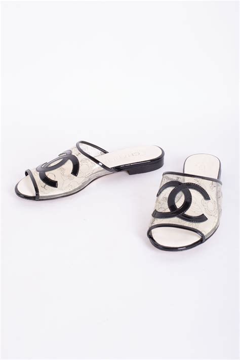 chanel sandals buy online|chanel clear slide sandals.